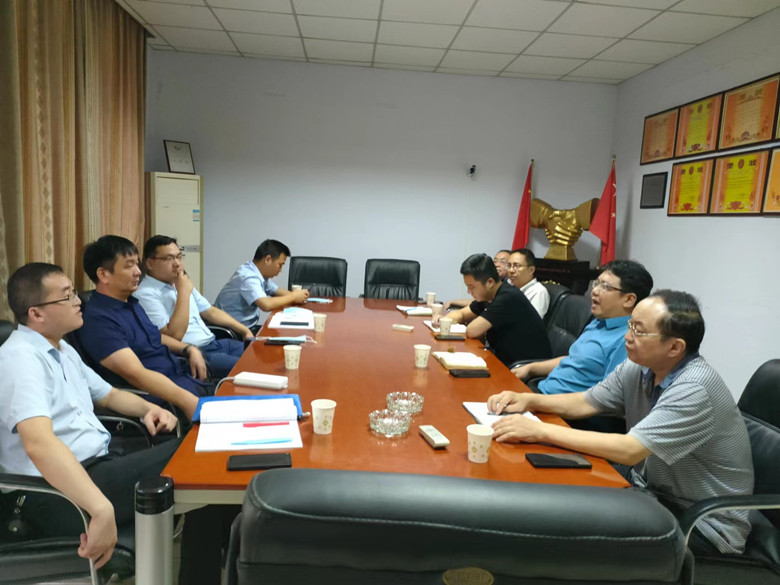 欢迎哈斯科（唐山）冶金材料科技有限公司领导来我院参加工程协调会